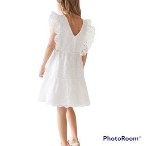 Zara Eyelet Dress